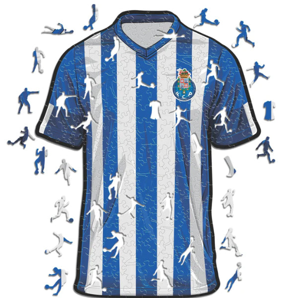 Iconic Puzzles Puzzle FC Porto Trikot – 270 Teile – 30 × 38,5 cm – ab 10 J. – Holz, FSC