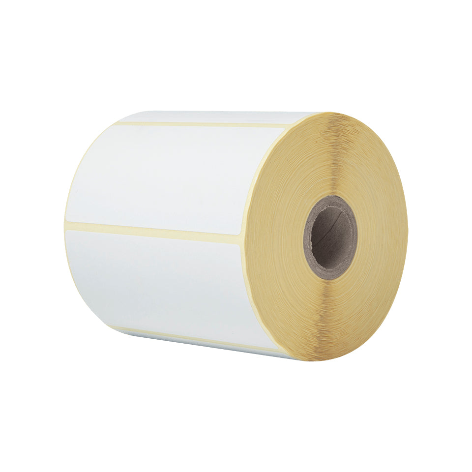Brother Etiketten, 102 mm × 50 mm, weiss, Papier, permanent, 8 Rollen