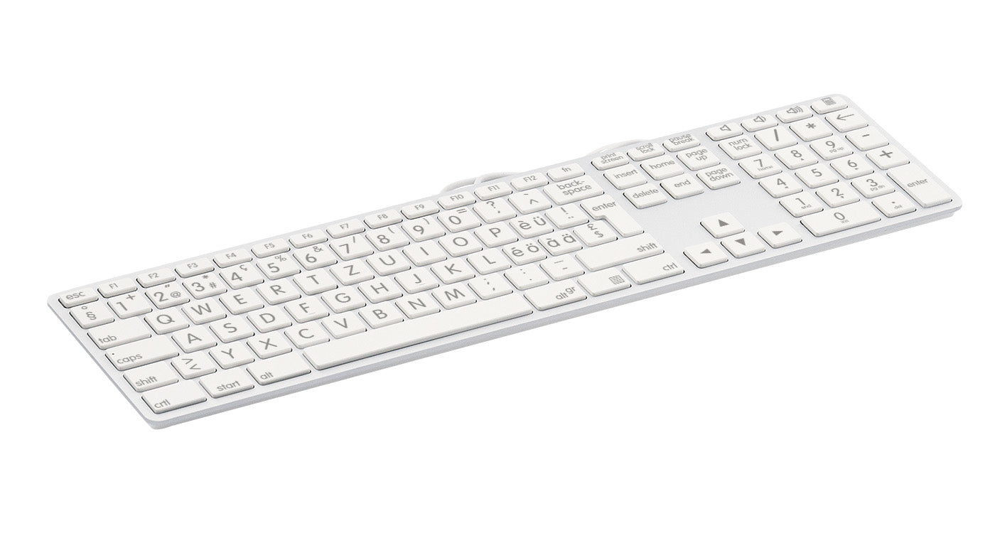 LMP Tastatur, kabelgebunden (USB-A), CH-Layout (DE-CH), Fullsize (mit Ziffernblock) – für Windows-PC