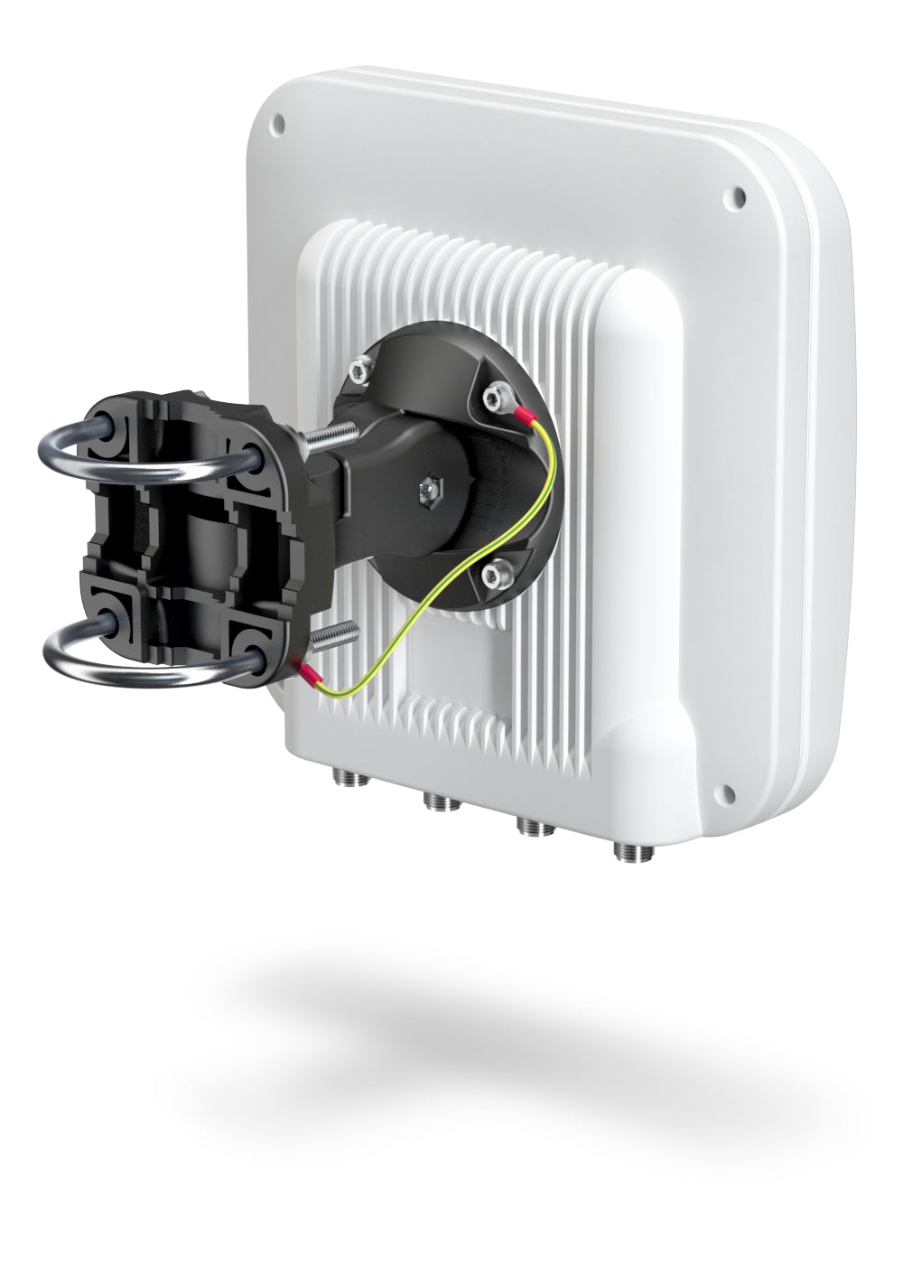 QuWireless QuSector 14HV-90-4 – Richtantenne, 2,4–2,5 GHz, 5,1–5,9 GHz, 14 dBi, N-Buchse, IP67, Weiss