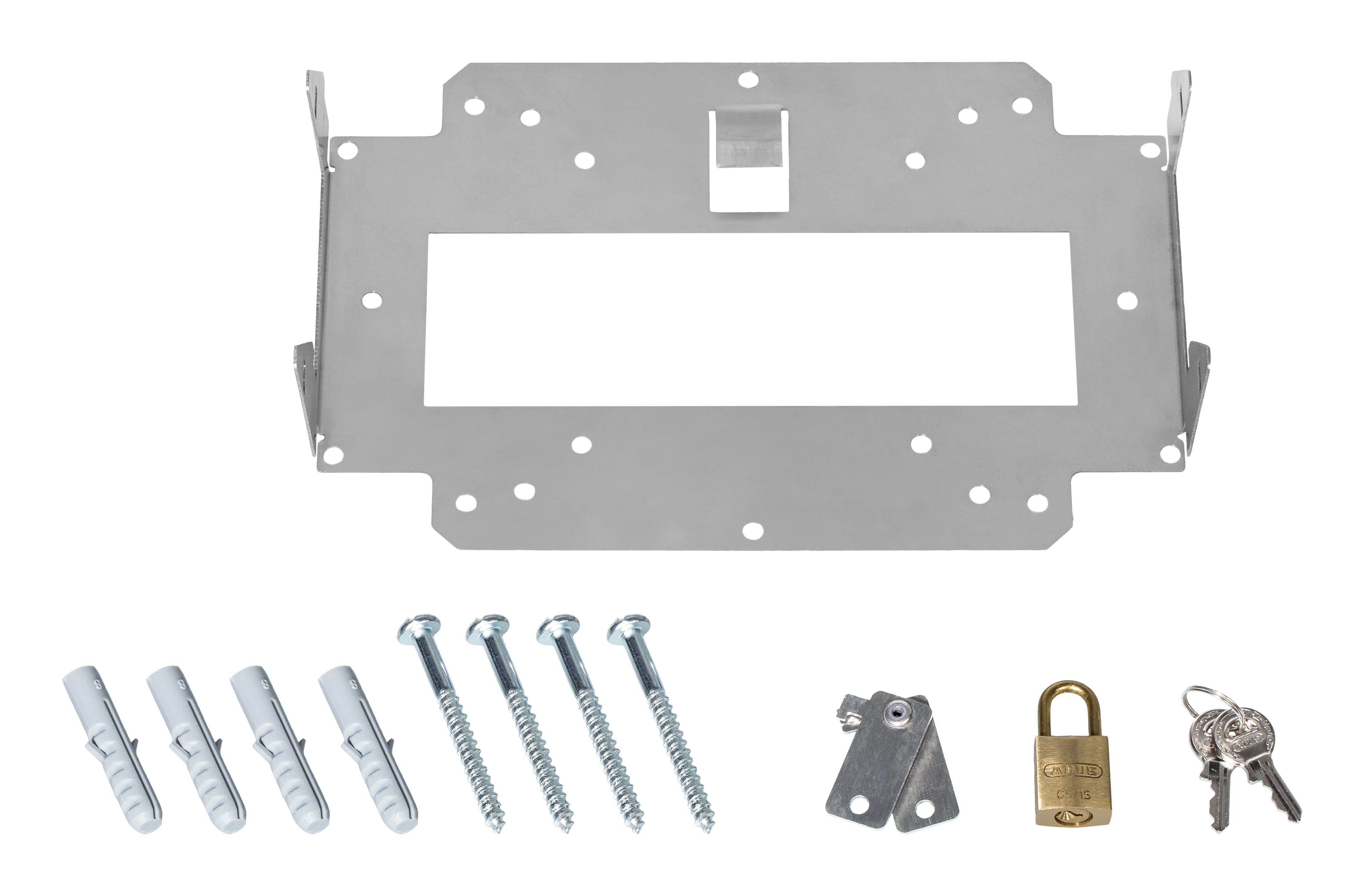 LANCOM Systems Monitor-Wandhalterung – mit Schloss – Silber – für LANCOM LX-6200(E), LANCOM 750-5G