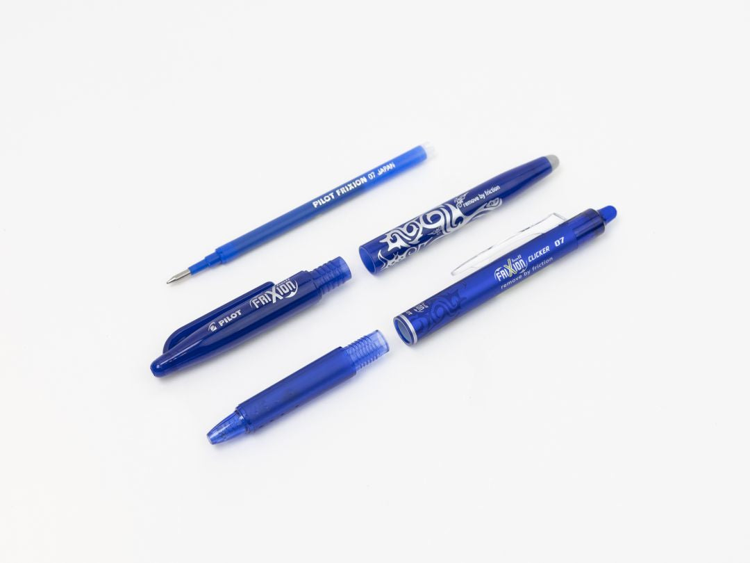 Pilot FriXion Kugelschreiber-Mine für Ball, Clicker, LX + 1 weitere – 0,7 mm, löschbar, geruchsarm, 3 Stk.