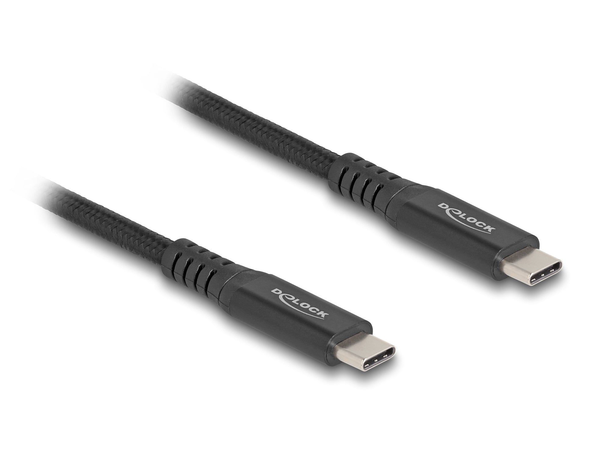 DeLOCK USB-C Kabel – USB-C Stecker zu Stecker 100W, magnetisch abgeschirmt, USB4 Gen 2x2