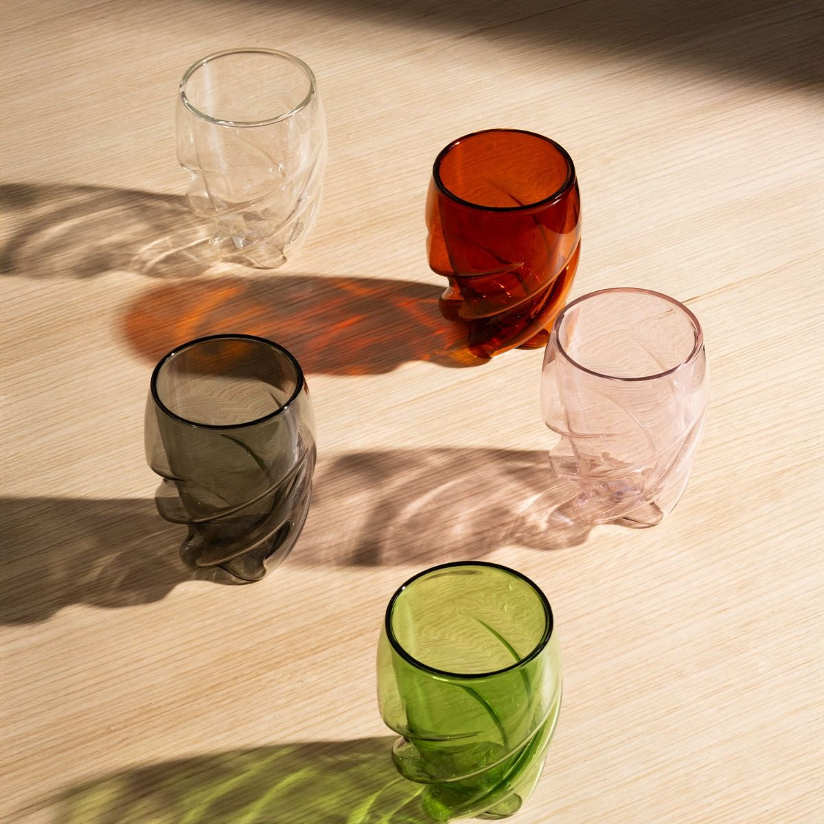 Bodum Pavina Paris Doppelwandglas – 0,27 l, Borosilikatglas, Rot, Doppelwandig, 2 Stück