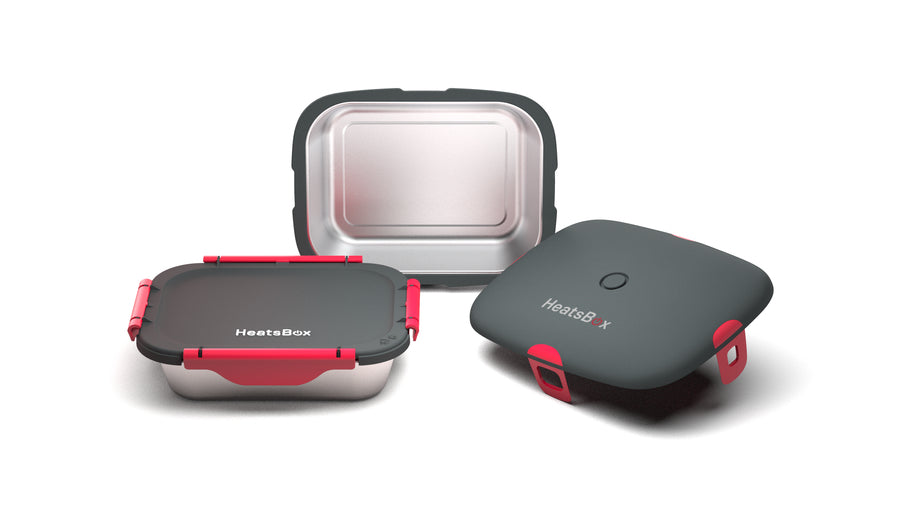 HeatsBox Speisenwärmer HB-03-90 – 925 ml, Warmhaltefunktion, 90 W – Grau