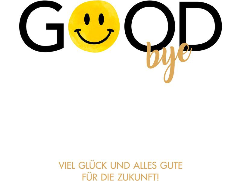 ABC Grusskarte Abschied (Ruhestand) – 235 × 305 mm – mit Umschlag, Karton