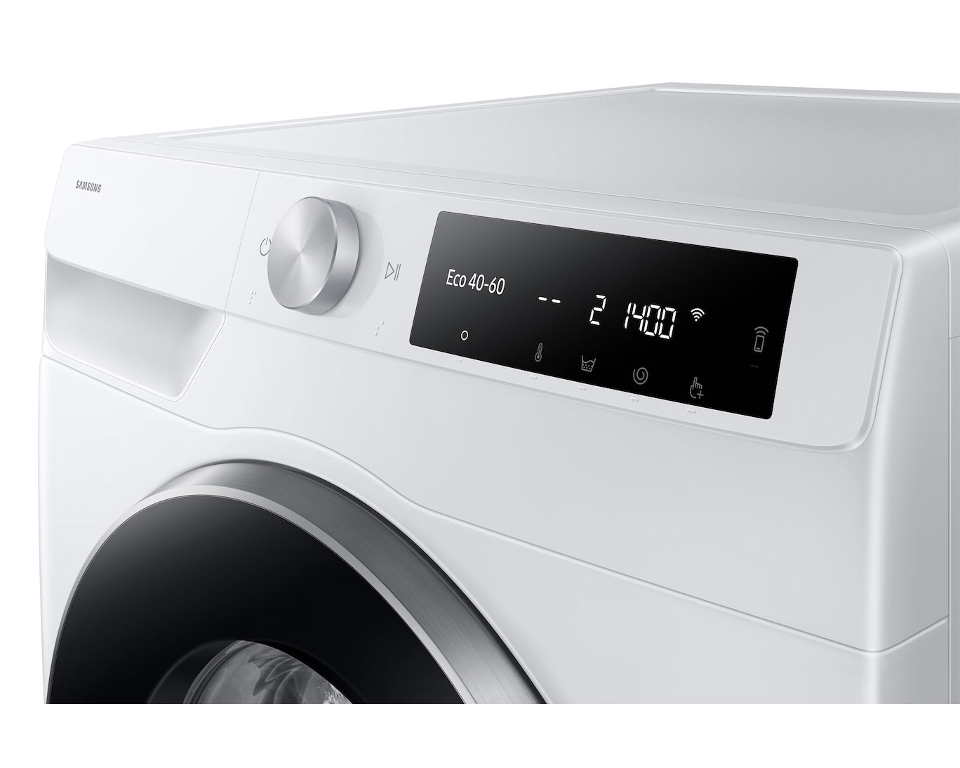 Samsung Waschmaschine WW6000 – 9 kg, 1400 U/min, AI EcoBubble, SmartThings, 44 kWh/100 Zyklen – weiss