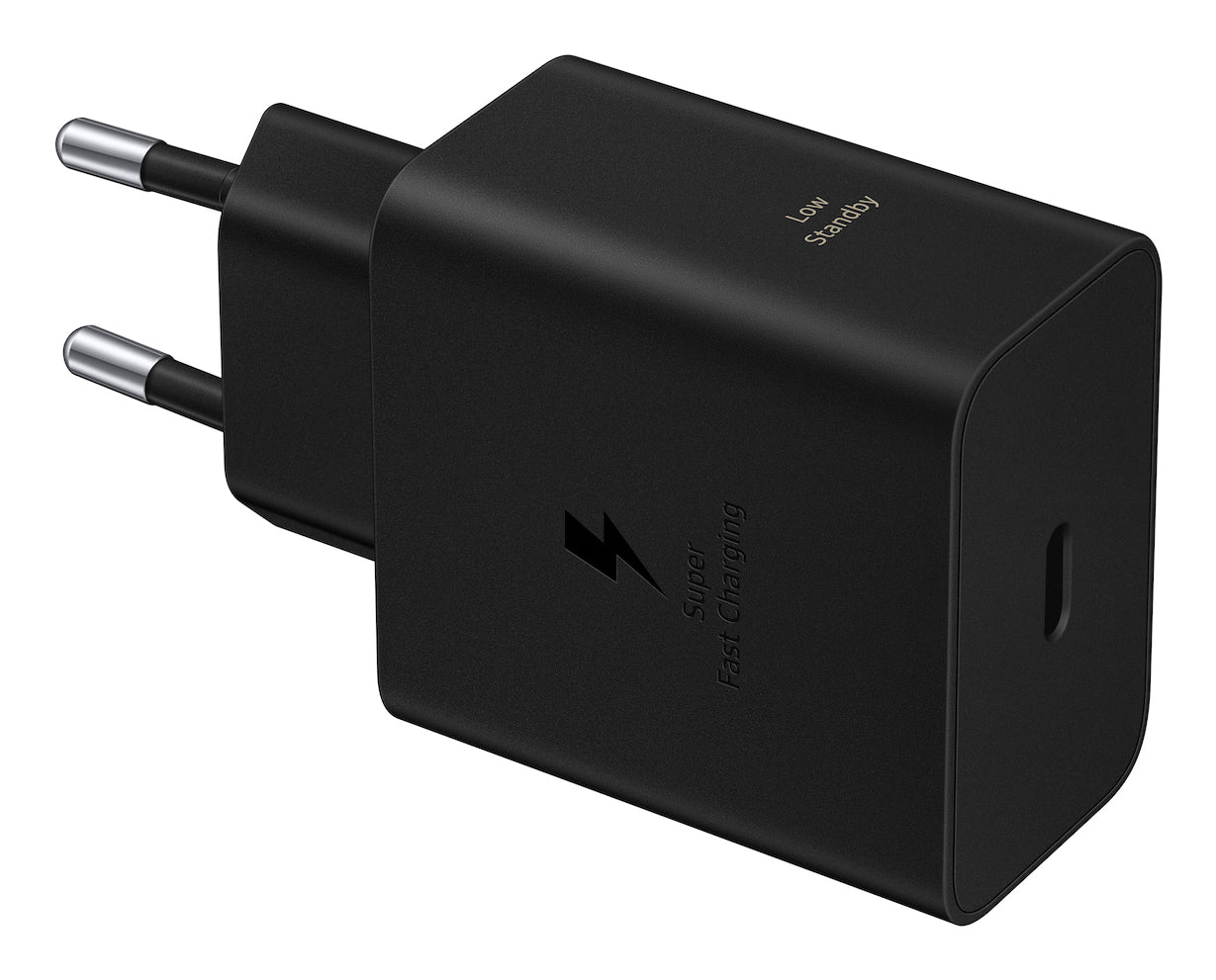 Samsung USB-Ladegerät 60 W – USB-C×1 – Schnellladung – für Laptop, Smartphone, Tablet – schwarz