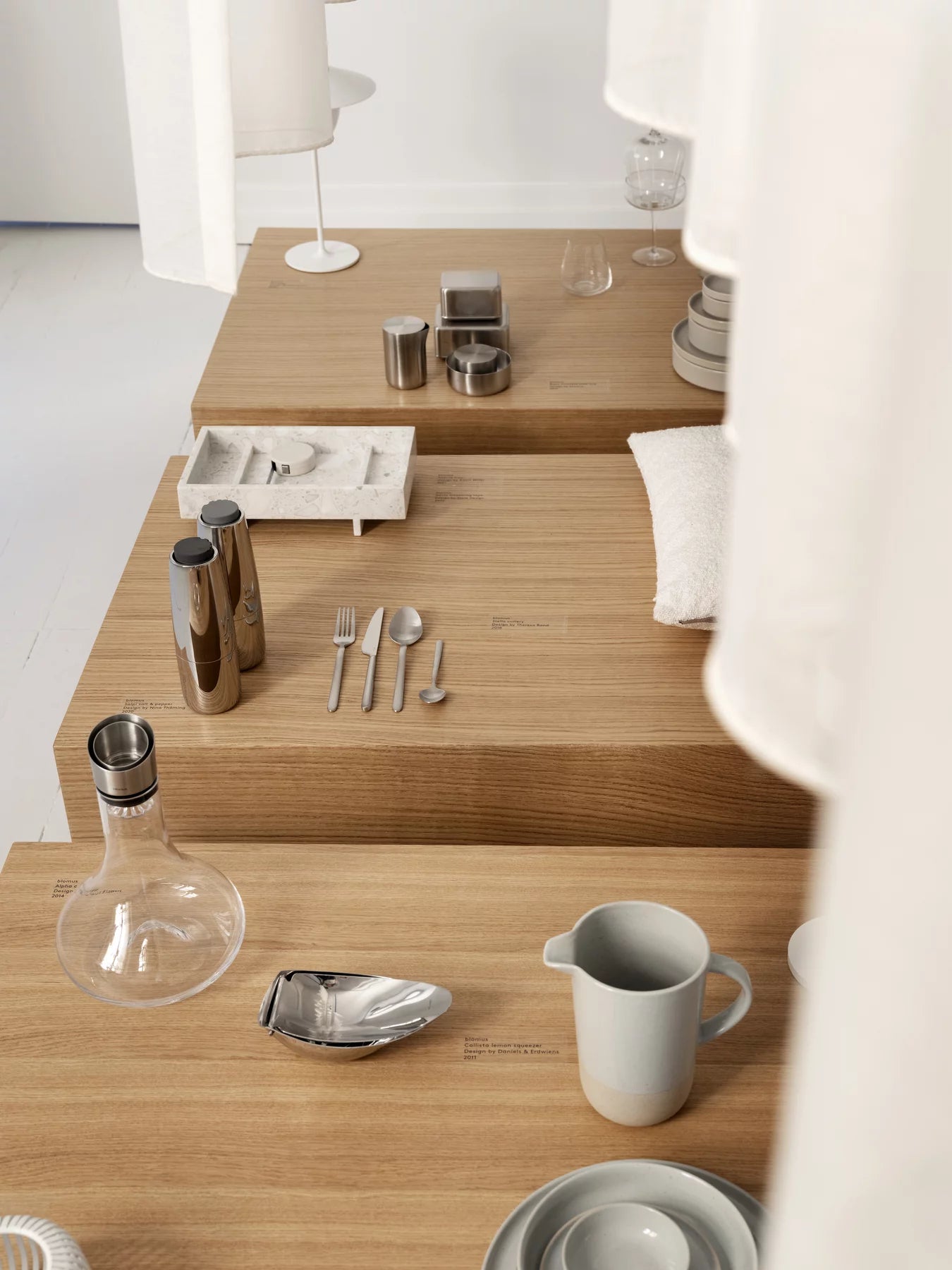 blomus STELLA Besteck-Set – 16-teilig, 20 cm, Edelstahl, Champagner, matt, spülmaschinenfest