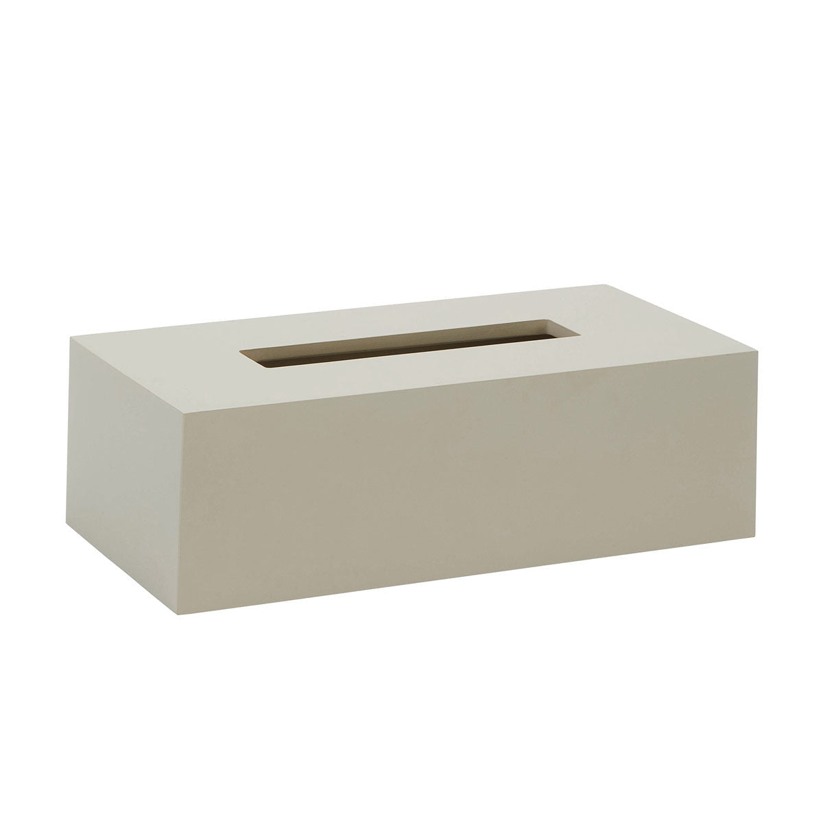 Aquanova Kosmetiktuchbox Moon – Tisch, Polymarmor (Polyresin), 26,5×13,3×8 cm, Beige