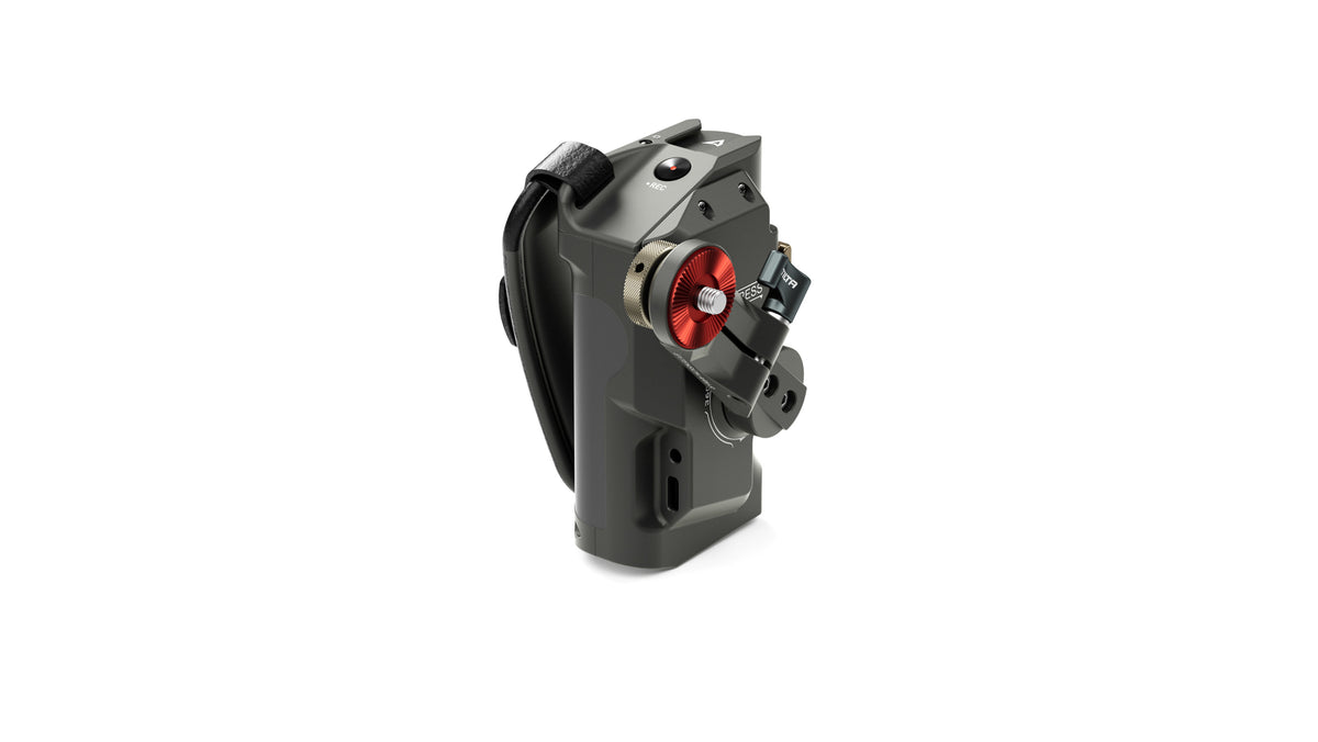 Tilta TA-LRH5-57-G Griff – Aluminium/Edelstahl, Grau, Pivot – 283 g