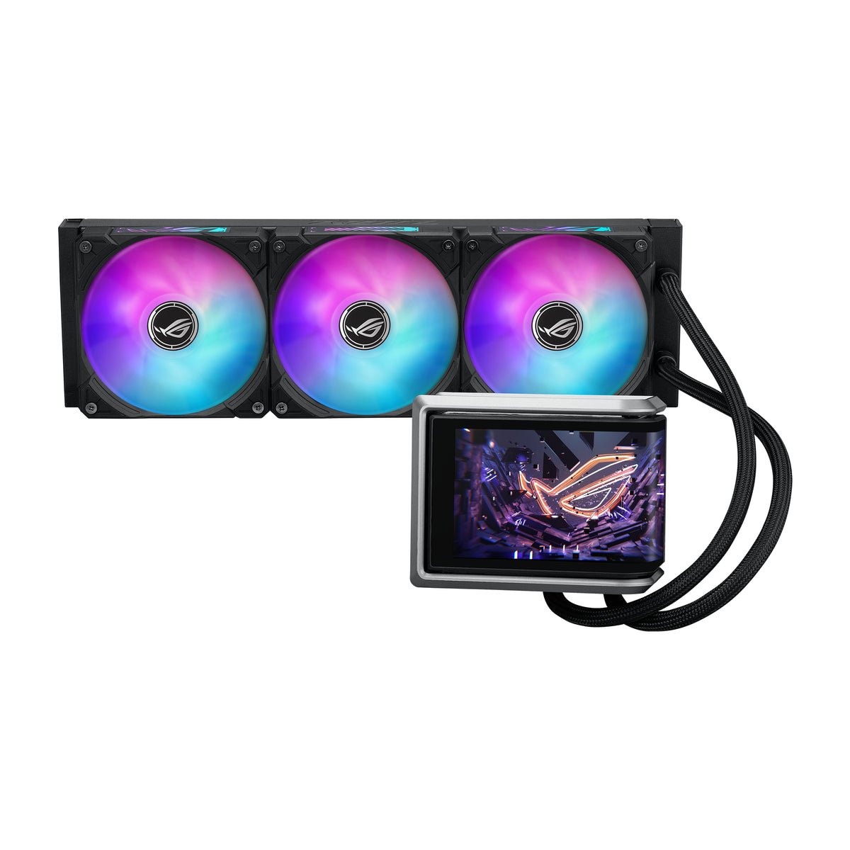 ASUS ROG RYUO IV 360 – AIO-Kühler – 360 mm, 3×120 mm, AMOLED-Display, für LGA 1700, AM5, LGA 1851, usw.