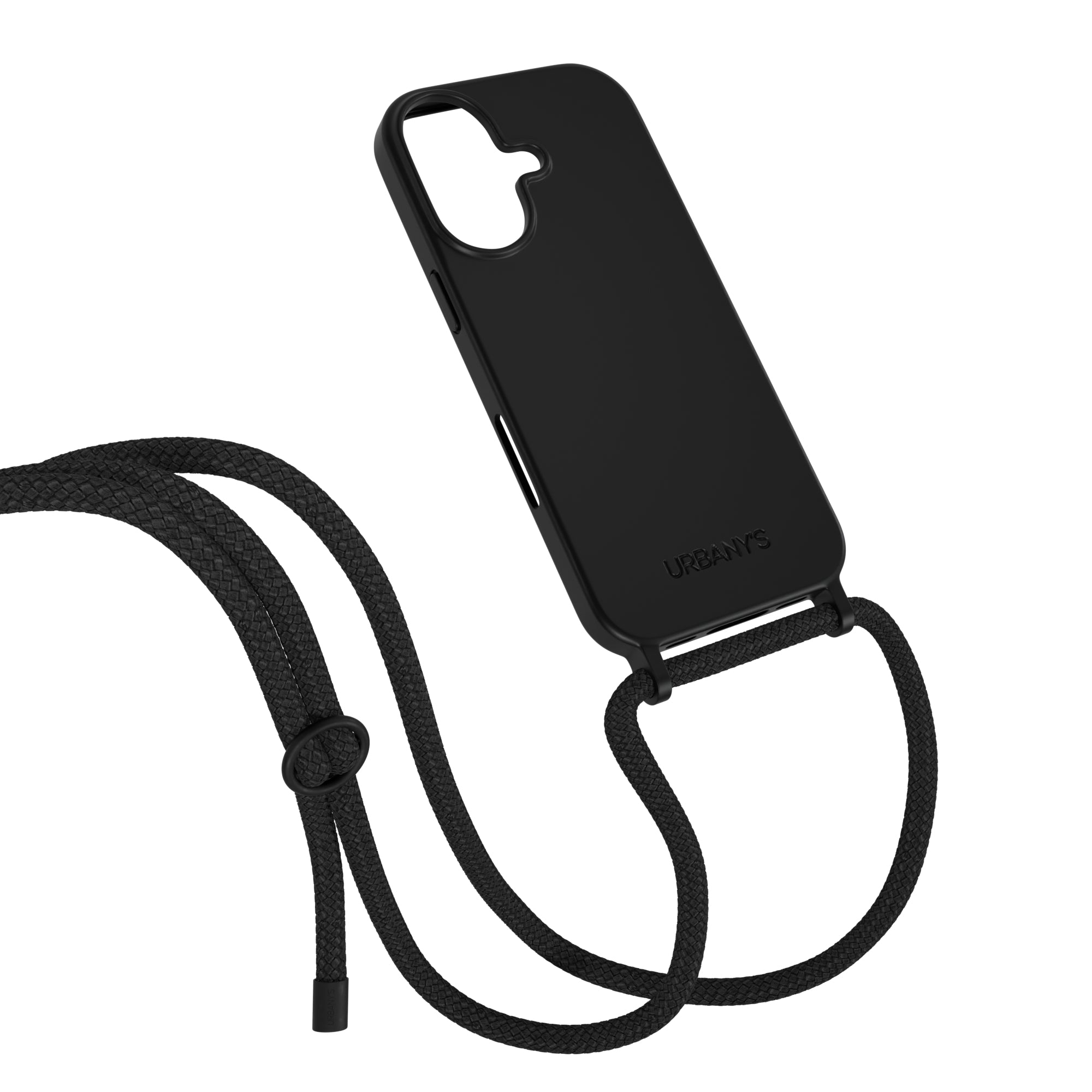 Urbany's Necklace-Hülle – für Apple iPhone 17 Pro Max – schwarz – mit Kordel