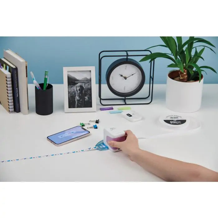 Colop Positionierungsführung, Blau/Transparent, für COLOP e-mark Band