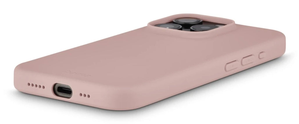Hama MagCase Fantastic Feel Backcover – für Apple iPhone 16 Pro, MagSafe, TPU, Nude