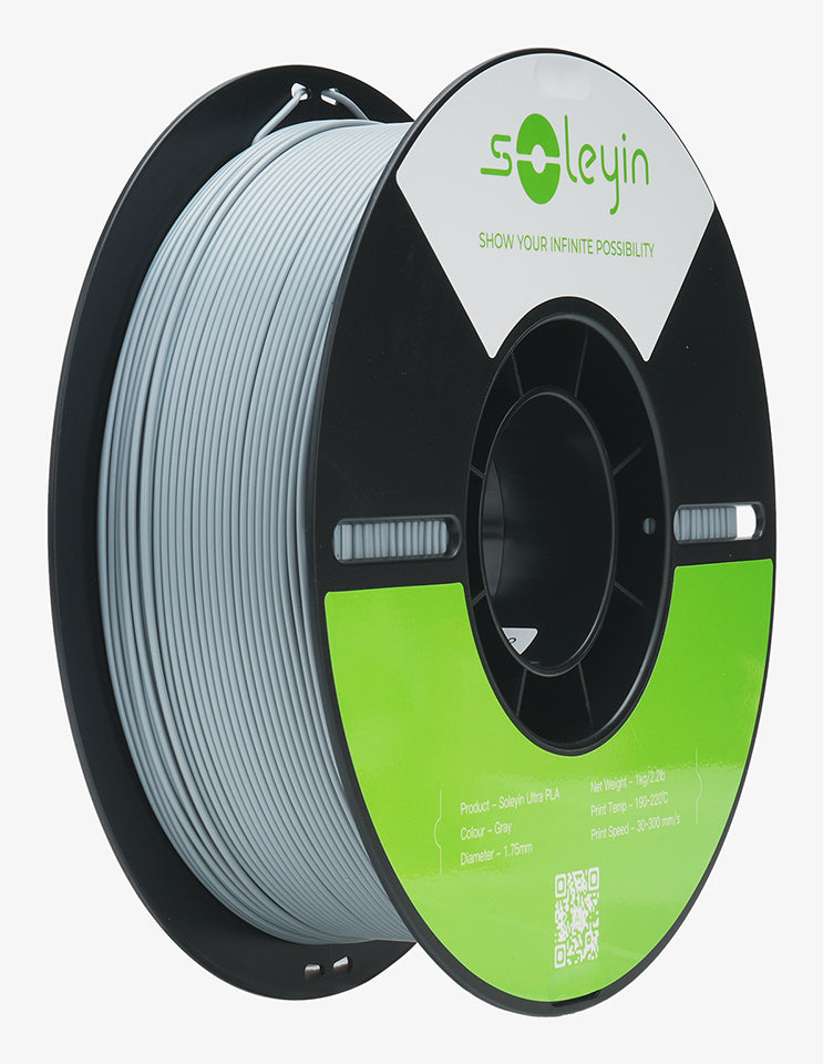 Creality 3D-Drucker-Filament Soleyin Ultra PLA 1,75 mm Grau, 1 kg