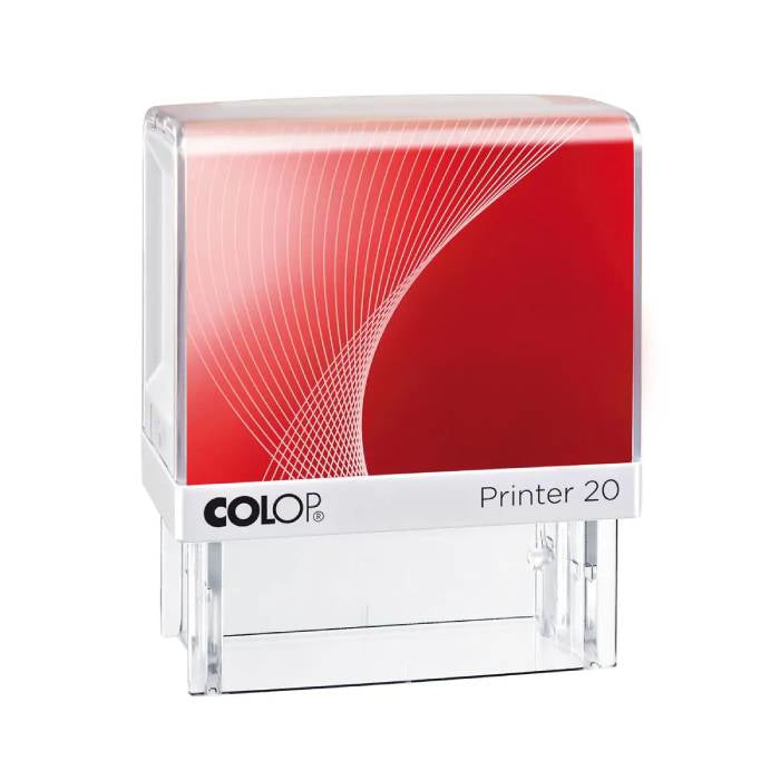 Colop Printer 20/L – Wort- & Datumstempel selbstfärbend, VERTRAULICH / Deutsch – Abdruck 38 × 14 mm – rot