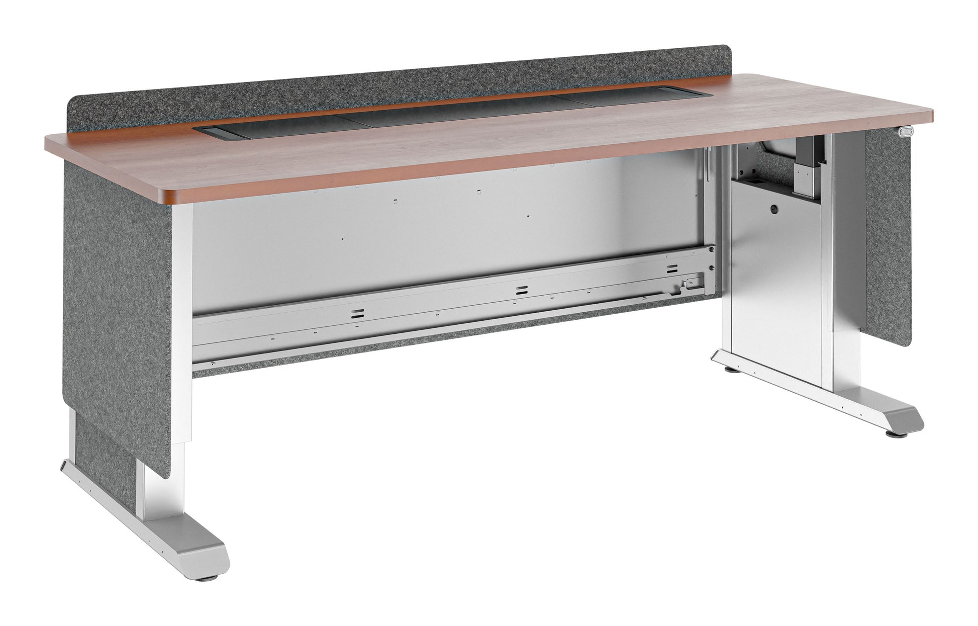 Middle Atlantic Elektrisch höhenverstellbares Rednerpult 71,1–106,7 cm – PET-Filz/HPL – FML-72AE0MC-UK