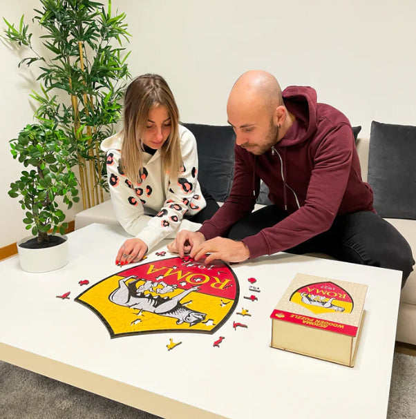 Iconic Puzzles AS Roma - Logo - Logikspiel, 1 Spieler, ab 14 Jahren, mehrsprachig