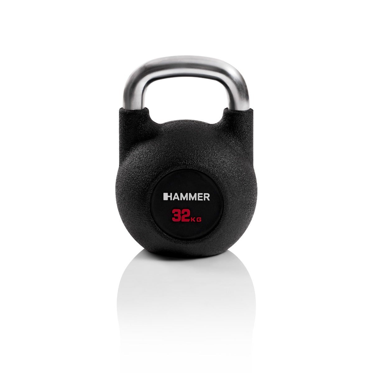 HAMMER Wettbewerbs-Kugelhantel, 32 kg, Gusseisen, Schwarz – 1 Stück