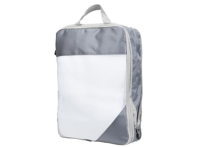 KOOR Packhilfen-Set Traamp Large – mit Reissverschluss, mit Tragegriff – 40 × 9 × 30 cm – grau – 2-teilig