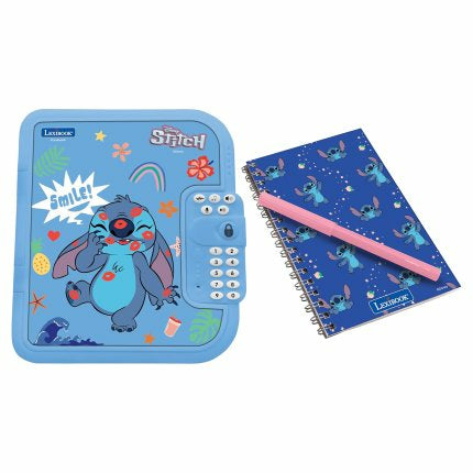Lexibook Crosslander SD50D Elektronisches Tagebuch – Disney Stitch – 12 × 20 × 3,7 cm – ab 6 J. – blau