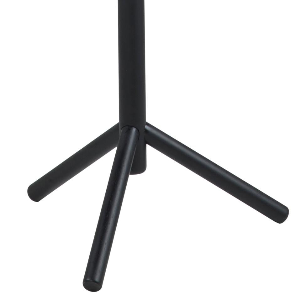 Actona Garderobenständer – Gummibaumholz – Schwarz – 1'760 mm