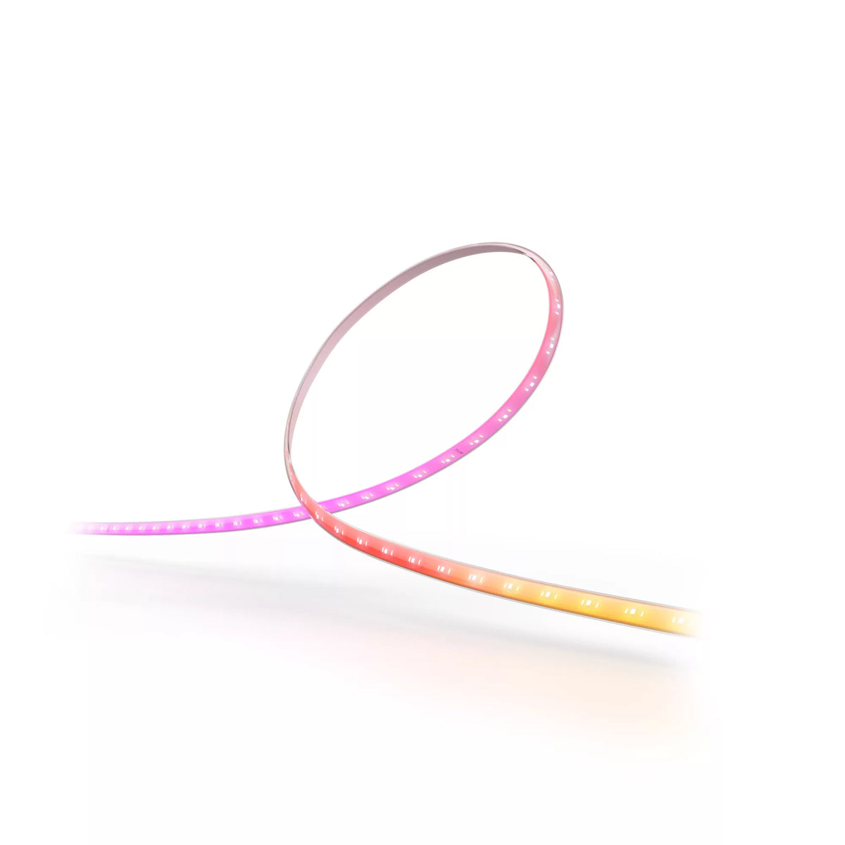 Philips by Signify Philips Hue LED-Strip Play Gradient – 65" (2,5 m), 10,5 W, RGBIC, dimmbar, für Alexa/Google/HomeKit, weiss