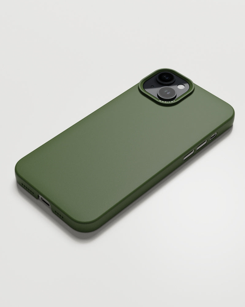 Nudient – Backcover – für Apple iPhone 15 Plus – grün – MagSafe-kompatibel