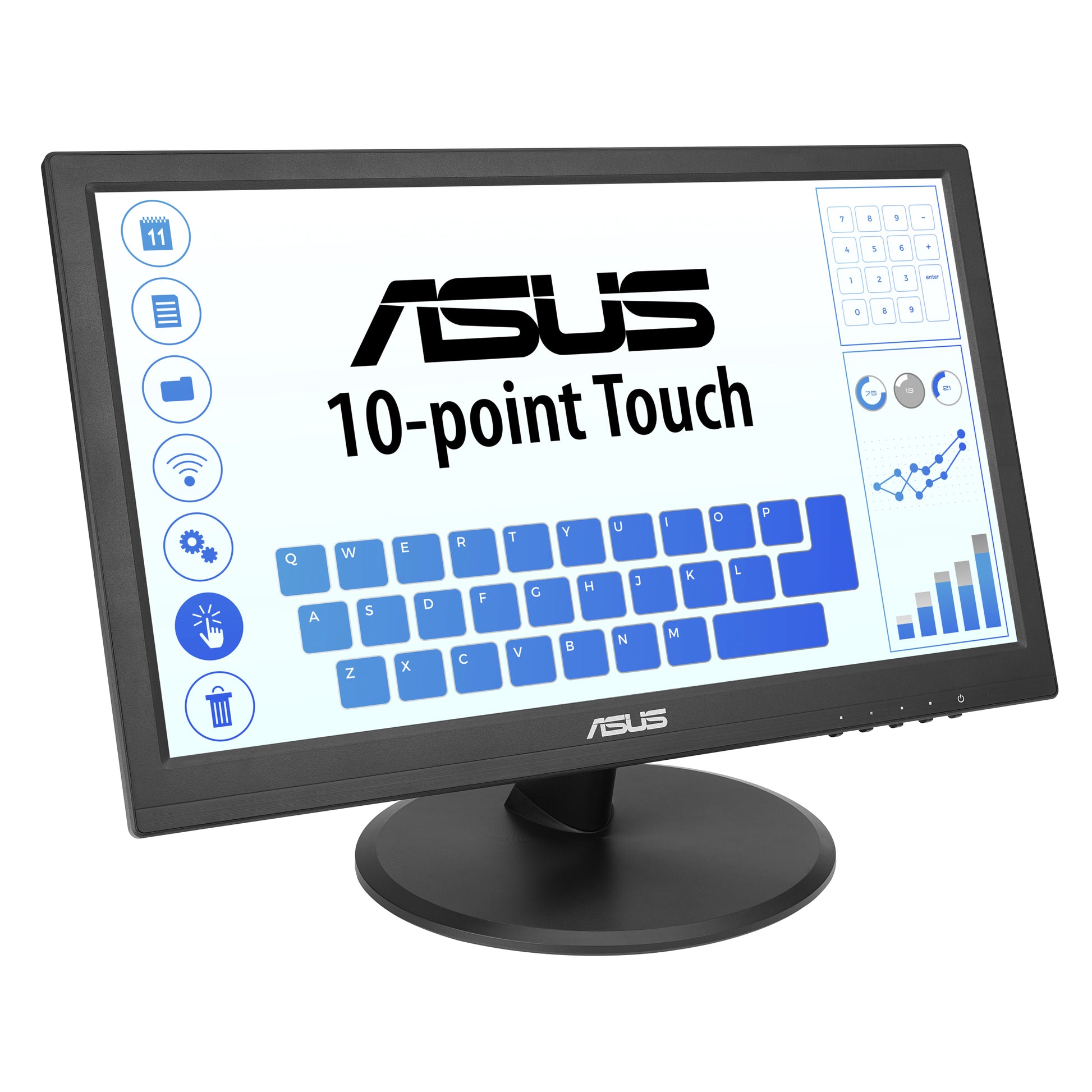 ASUS VT169HE (90LM09V1-B01170) – 15,6" Touch, 1920 × 1080 (Full HD), IPS