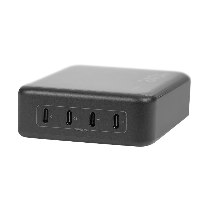 LogiLink PA0353 USB-Desktop-Ladegerät 240 W – USB-C×4 – PD 3.1, PPS, GaN