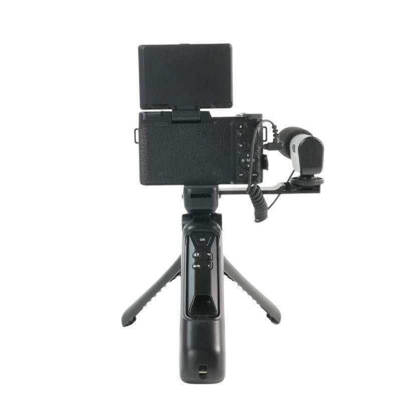 AgfaPhoto VLG4KOPT – Kompaktkamera, 24 MP, 4K 60 fps, 5× optischer Zoom, Schwarz