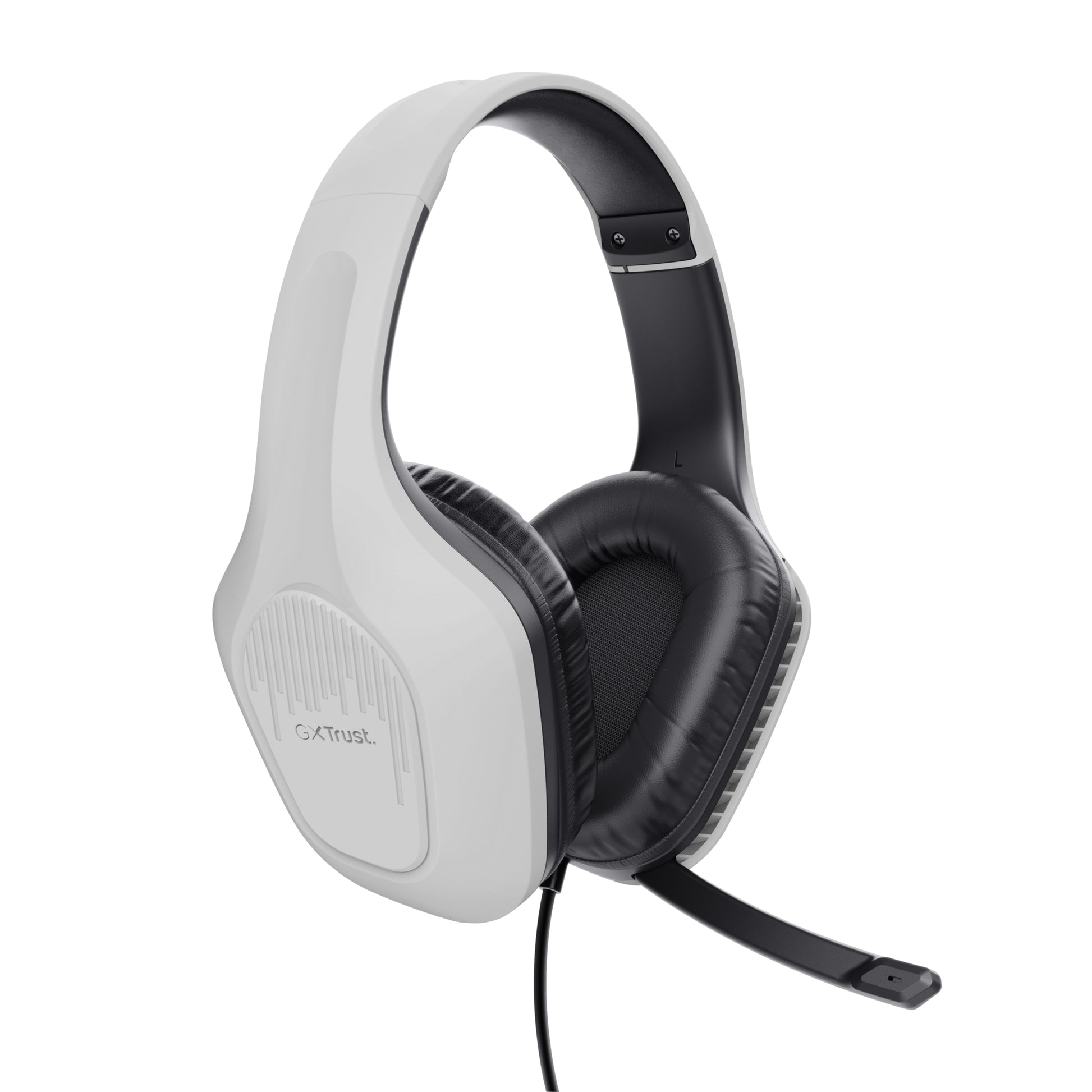 Trust GXT415 Zirox Gaming-Headset – Over-Ear, Stereo, Kabelgebunden, 3,5 mm Klinke, Weiss
