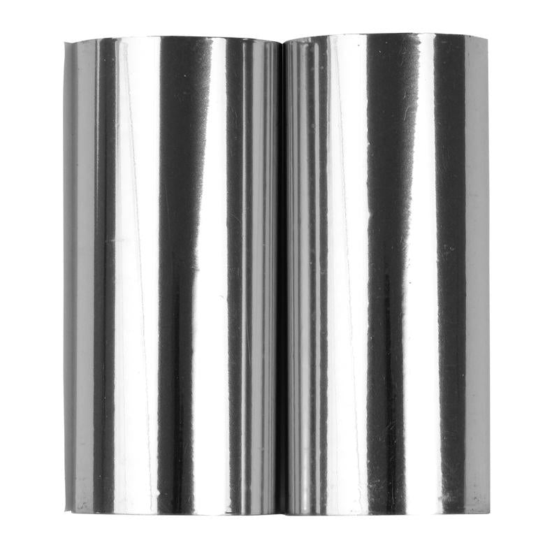 Silhouette Bastelfolie – 2 Stück – Silber – 76 × 10000 mm – für Curio 2