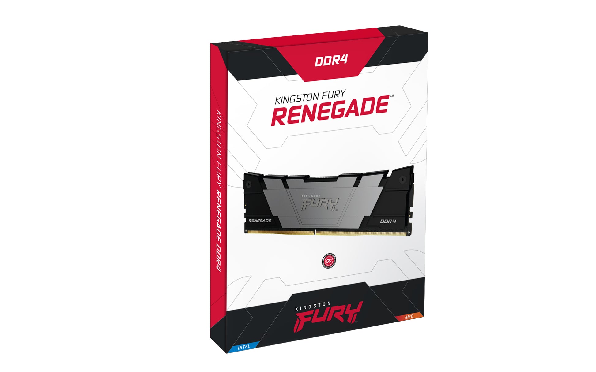 Kingston Technology Kingston – Arbeitsspeicher (DIMM) – FURY Renegade – 32 GB DDR4 3200 MT/s CL16, 288-Pin DIMM, Kühlkörper
