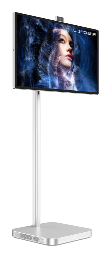 LC-Power LC-M32S4K – Monitor, 31,5" 4K UHD (3840 × 2160), VA, Touch, 60 Hz, 350 cd/m², Webcam, USB-C, Silber