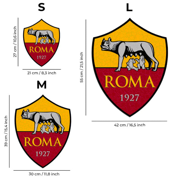 Iconic Puzzles AS Roma - Logo - Logikspiel, 1 Spieler, ab 14 Jahren, mehrsprachig