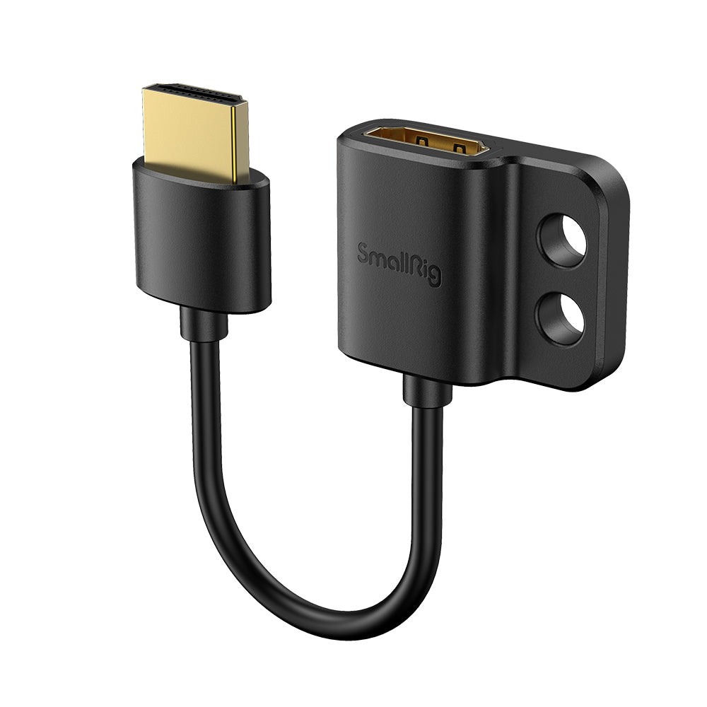 SmallRig HDMI Verlängerungskabel HDMI 2.0 – 4K 60 Hz – 0,08 m
