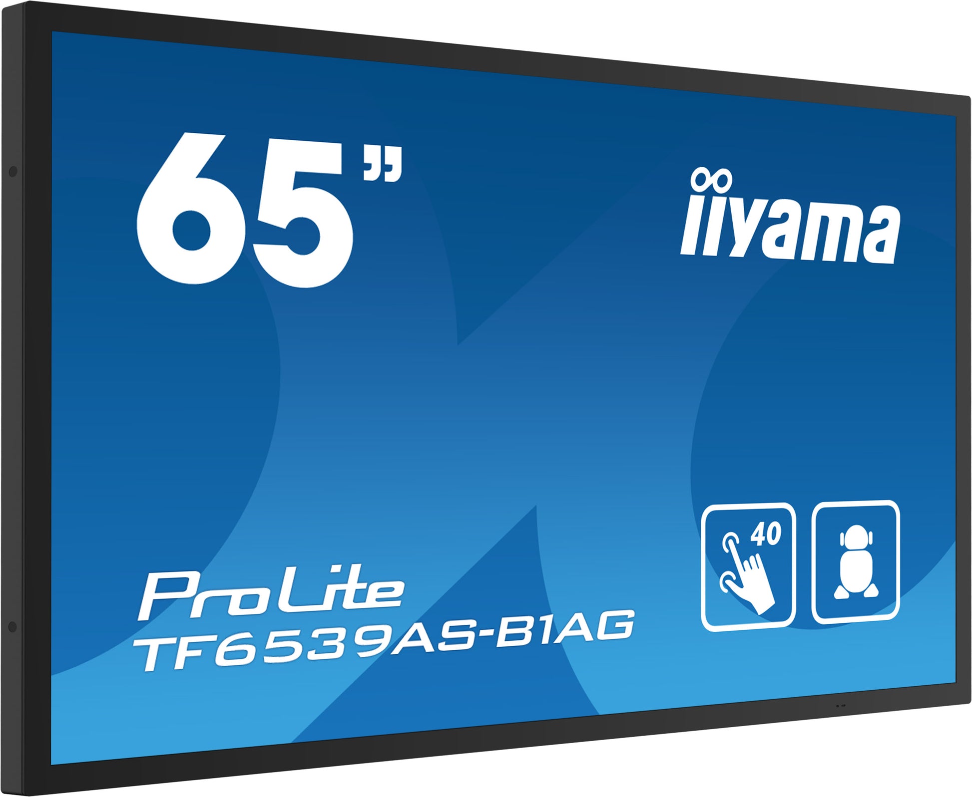iiyama TF6539AS-B1AG 64,5" – 4K UHD, Touch, Android, 24/7, 500 cd/m²