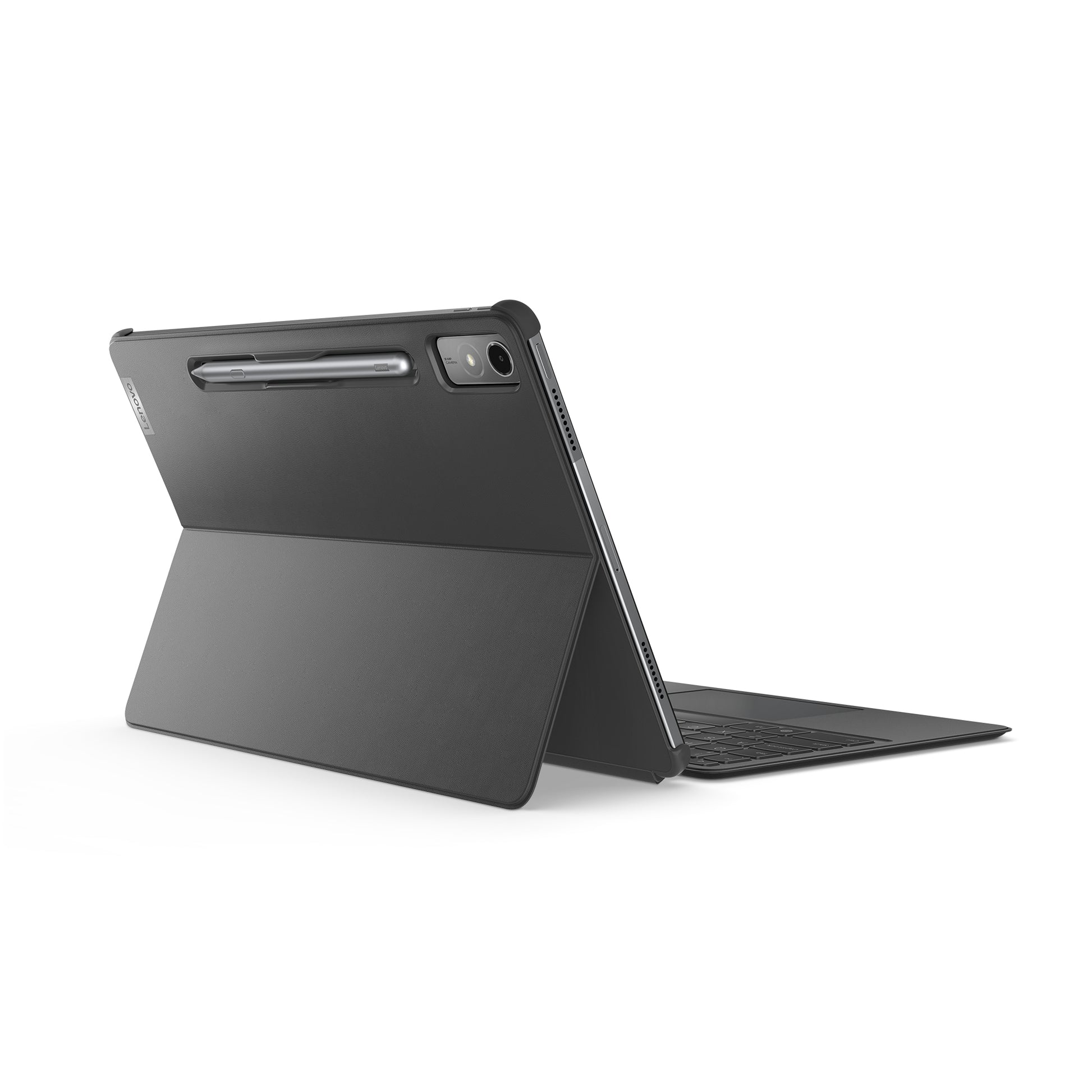 Lenovo Tastatur-Case für Lenovo Tab P12 – Pogo Pin, mit Touchpad – Storm Grey