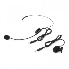 Vonyx WM552B Streaming-/Mikrofon-Kit 2er-Set – 6,3 mm Klinke, Kabellos (UHF 863–865 MHz), Niere, Schwarz