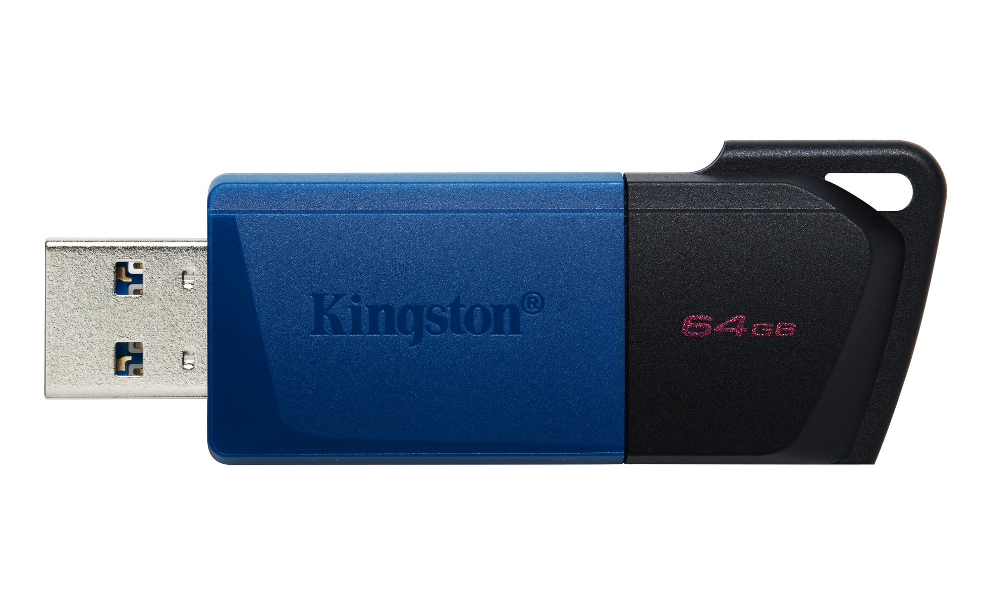 Kingston Technology Kingston DT Exodia M USB-Stick – 64 GB, USB 3.2 Gen 1, Schwarz/Blau