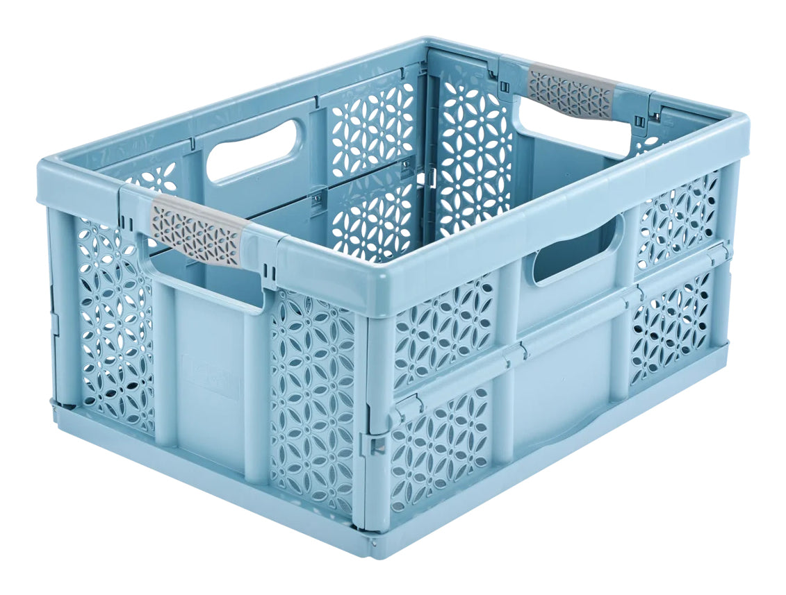 keeeper Lea Klappbox 32 l – faltbar – Polypropylen – blau – 350 × 235 × 350 mm