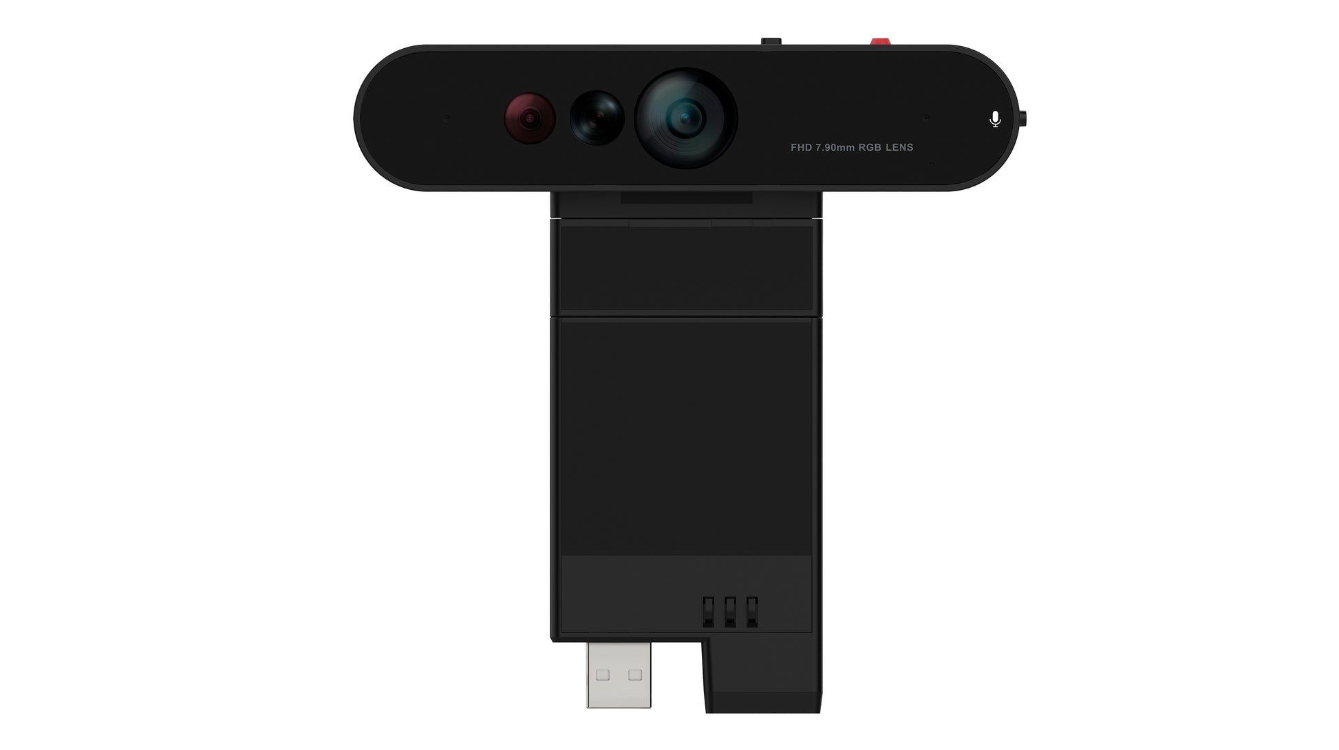 Lenovo ThinkVision MC60 (S) Webcam – Full HD 1080p, 30 fps, USB 2.0, Sichtschutz – Schwarz