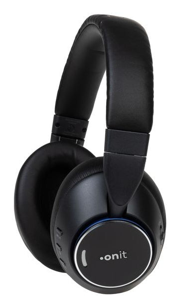 ONIT Over-Ear Kopfhörer – Bluetooth, ANC, Mikrofon, USB-C – Schwarz – bis 25 h