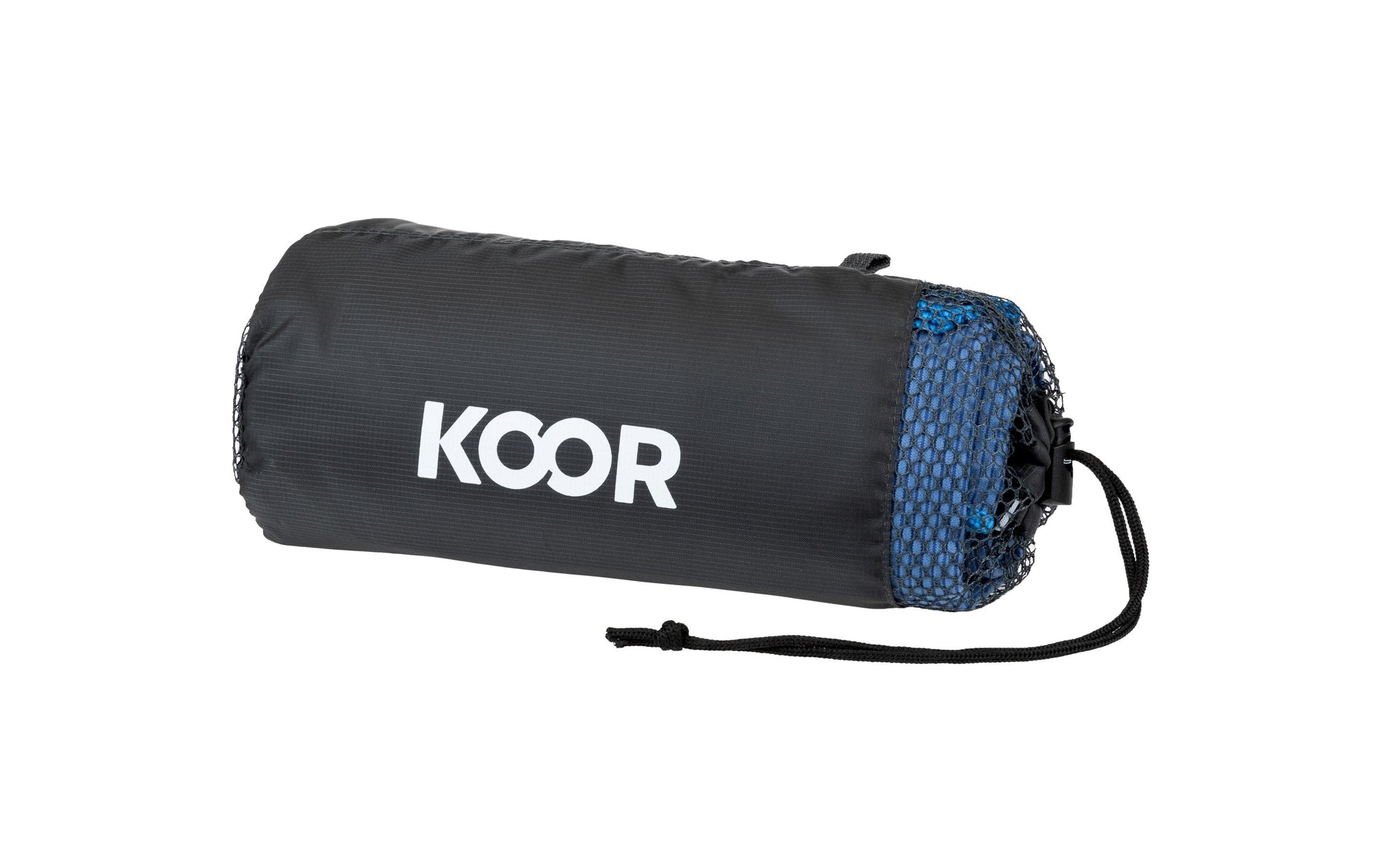 KOOR Duschtuch Silva – 105 × 180 cm, Blau, Polyester/Polyamid