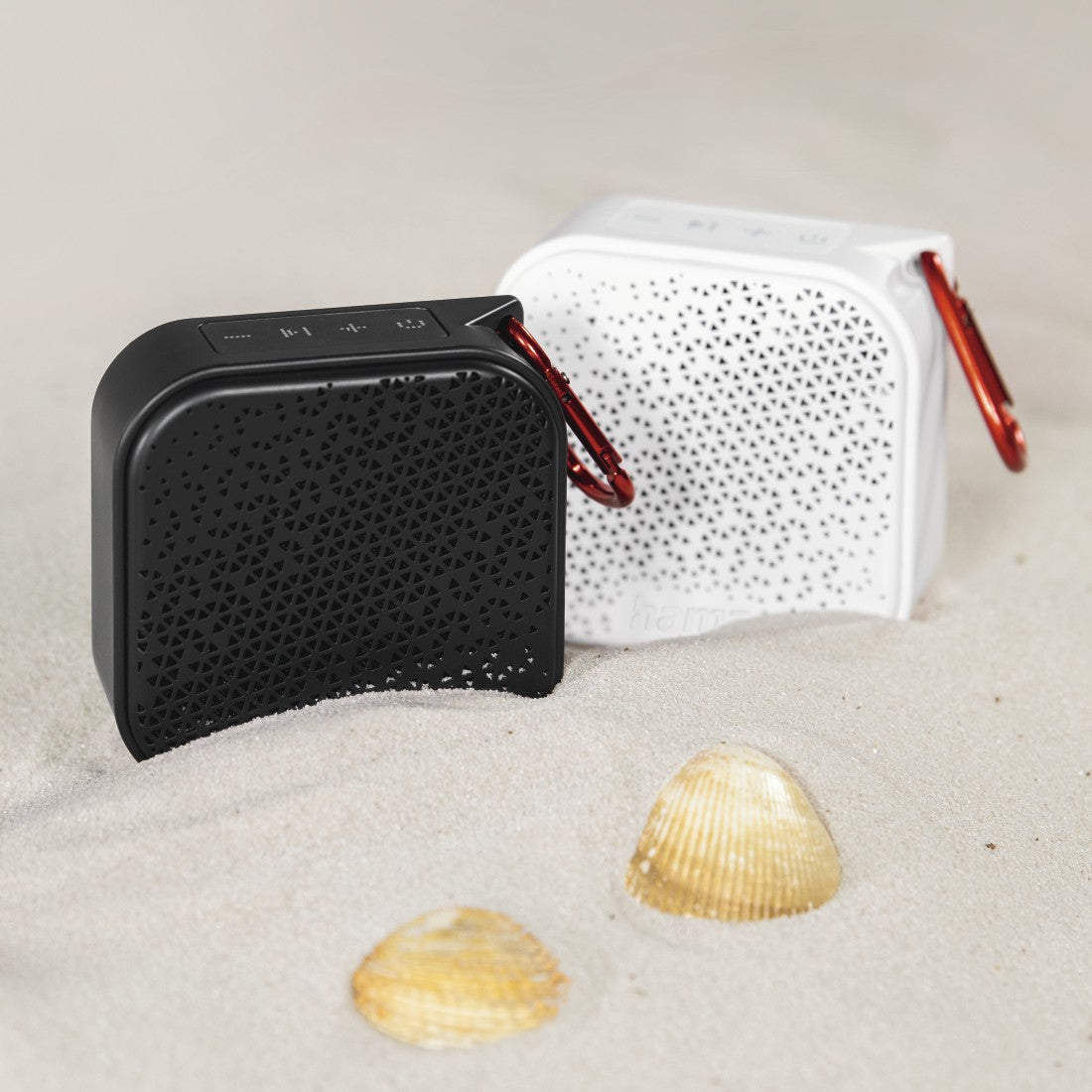 Hama Pocket 3.0 – Bluetooth-Lautsprecher – 4 W, IP67, 14 h – Weiss