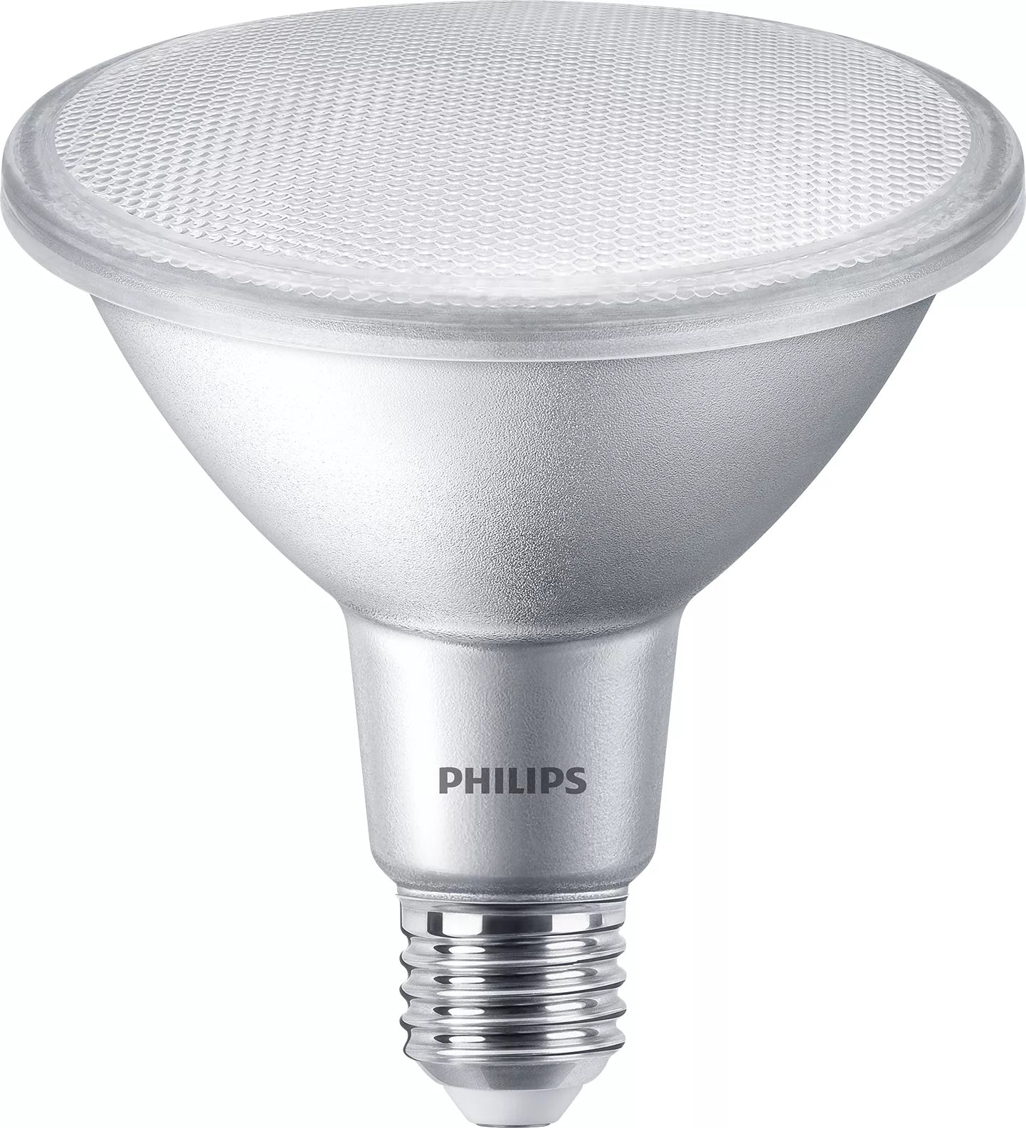 Philips by Signify Philips LED-Reflektor PAR38 E27 – Warmweiss 2700 K, 750 lm, 9 W, 25° – 1 Stk. – Silber