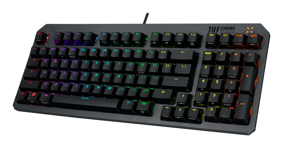 ASUS TUF Gaming K3 Gen II – Gaming-Tastatur 96% – Optomechanisch – Kabelgebunden, USB-A – QWERTY (FR) – RGB