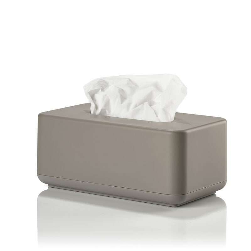 Zone Denmark Kosmetiktuchbox Ume – freistehend, ABS, 14×25,6×10,7 cm, Taupe